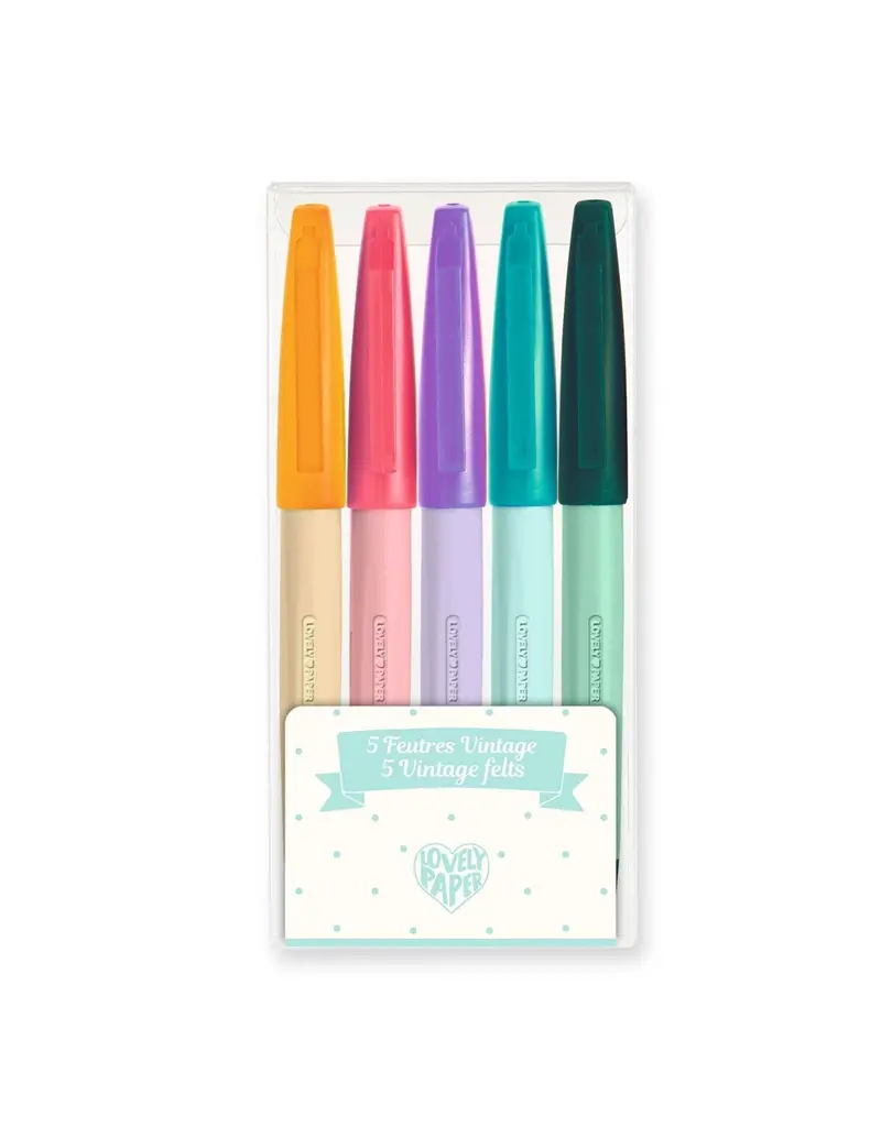 Set de Rotuladores estilo Vintage Lovely Paper - Djeco