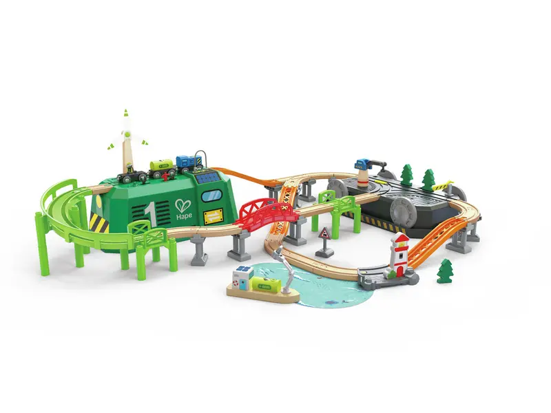 Set de Tren de Energía Eco en Cubo - Hape