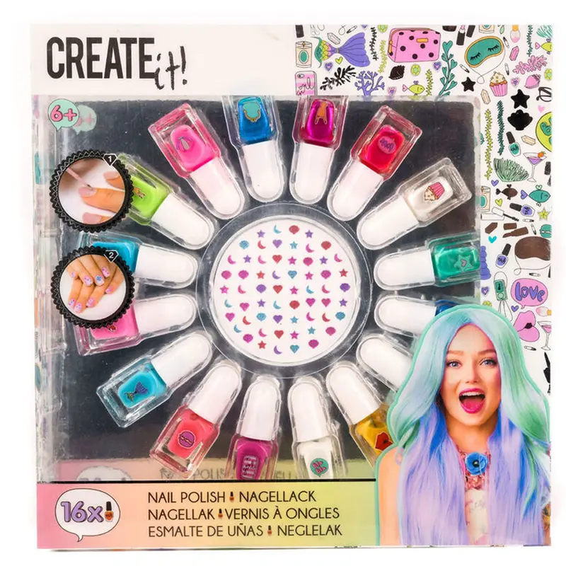 Set esmaltes 16 botes - create it 84515b