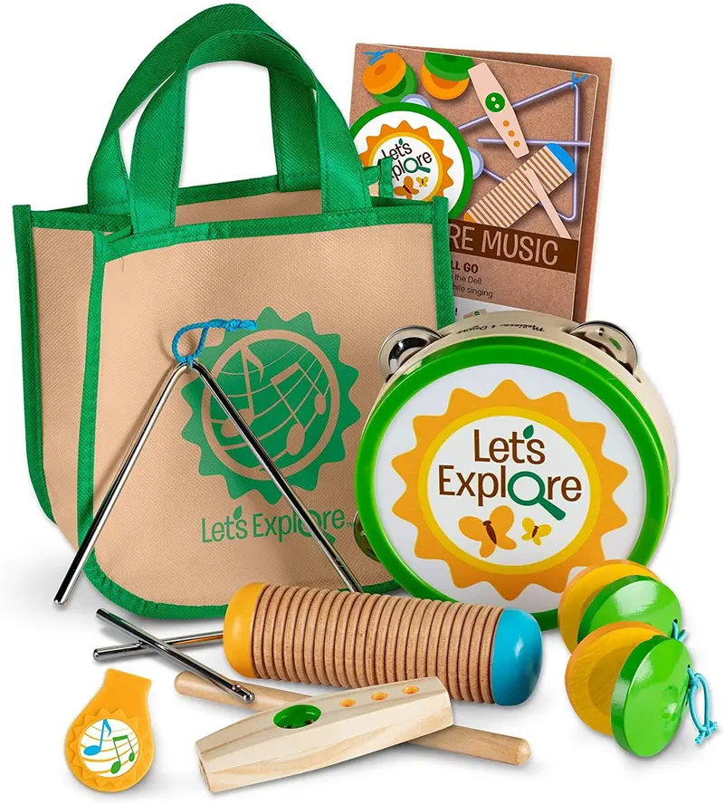 Set instrumentos musicales para campamento - melissa & doug