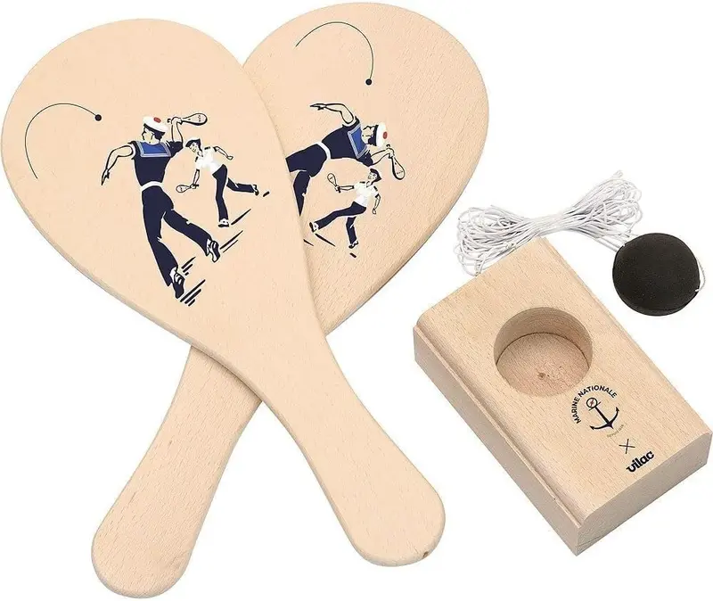 Set Jokari Marinero de Madera Vilac | Raquetas y Pelota | +5 Años