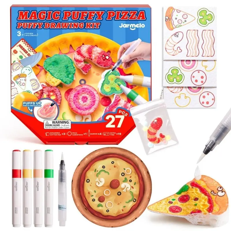 Set Pintura de Espuma - Pizza - Jarmelo