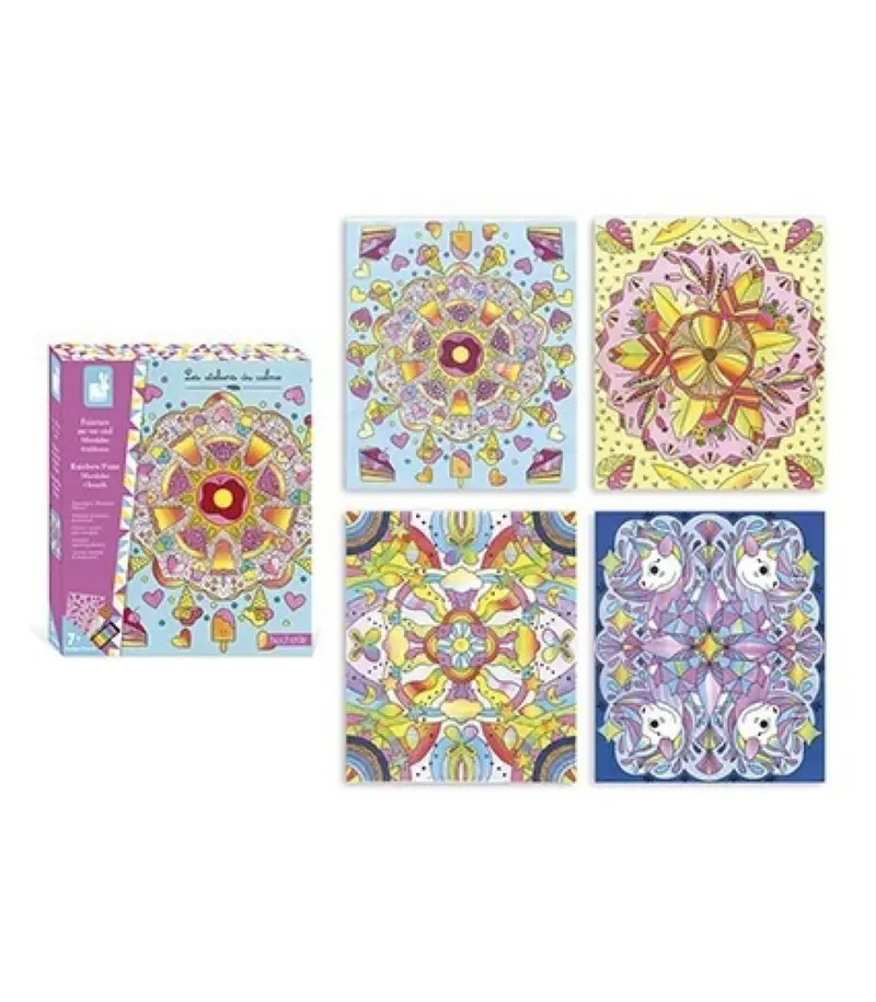 Set Pintura de Mandalas de Arcoiris- Janod