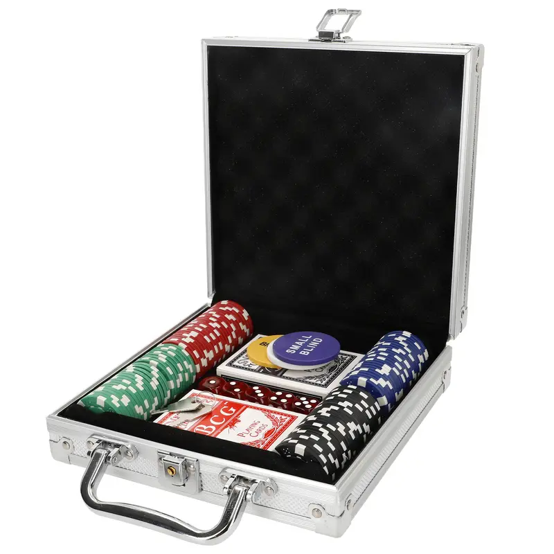 Set póker Texas Hold'em 110 piezas con maletín CB Games