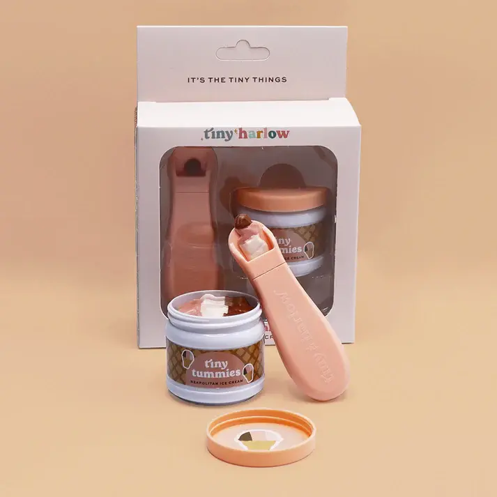 Set Tarro de Helado Napolitano y Cuchara - Tiny Harlow