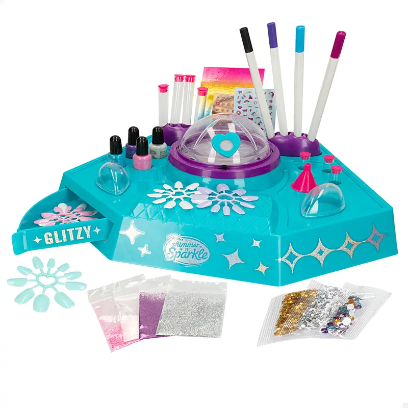Shimmer 'n Sparkle Estudio de uñas artísticas con cúpula luminosa