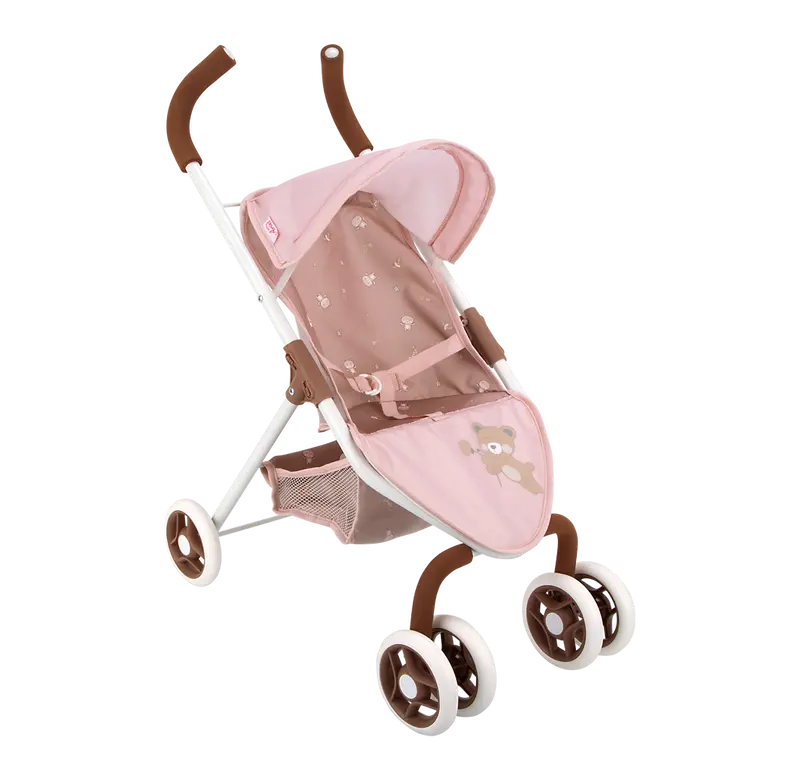 Silla de Paseo Bear para Muñecas Plegable | Muñecas Arias 40862 29x53x60 cm