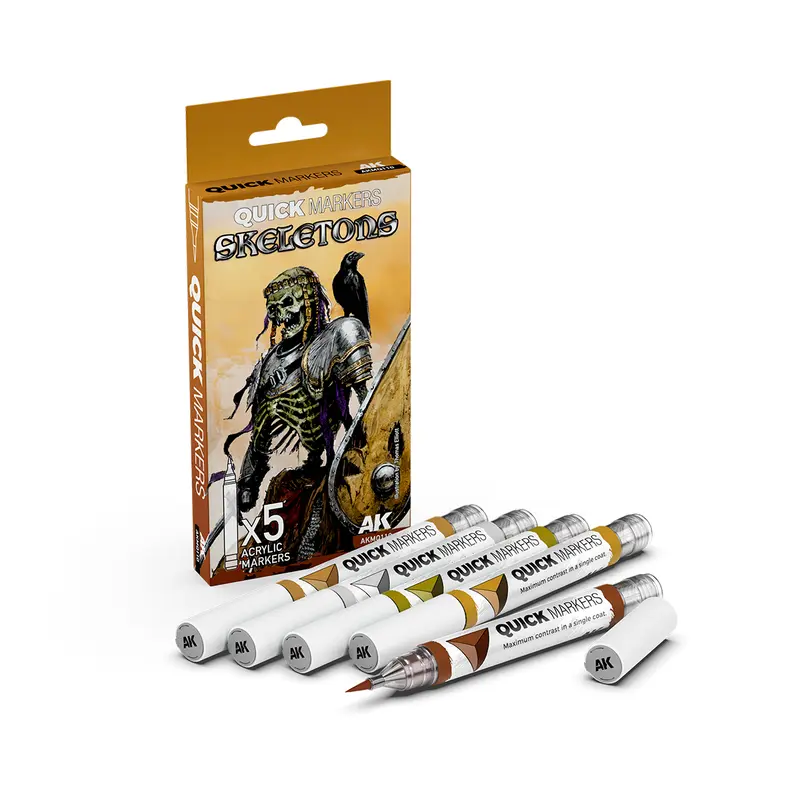 Skeletons Quick Markers Set