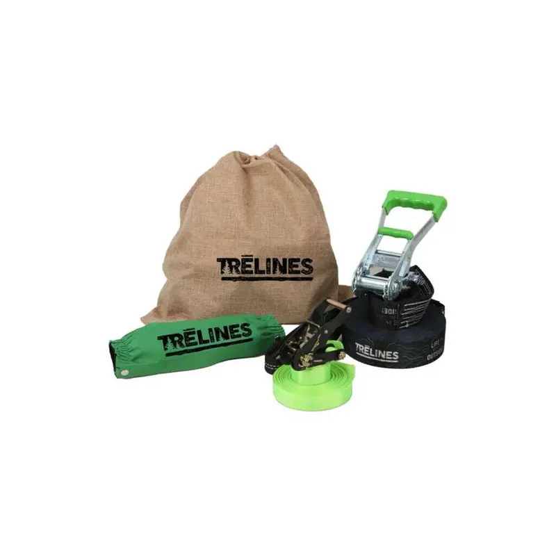 Slackline 15 m con Línea Guía – Kit Completo para Niños y Adultos | Toynamics
