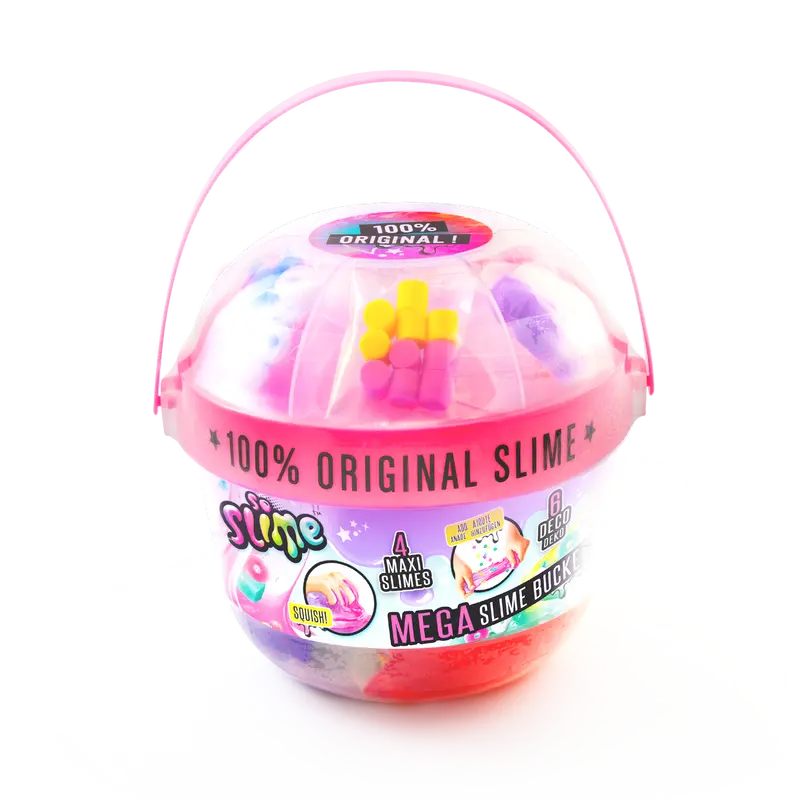 Slime Super Bucket with 6 decorations Sdo. - So Sime - SSC394