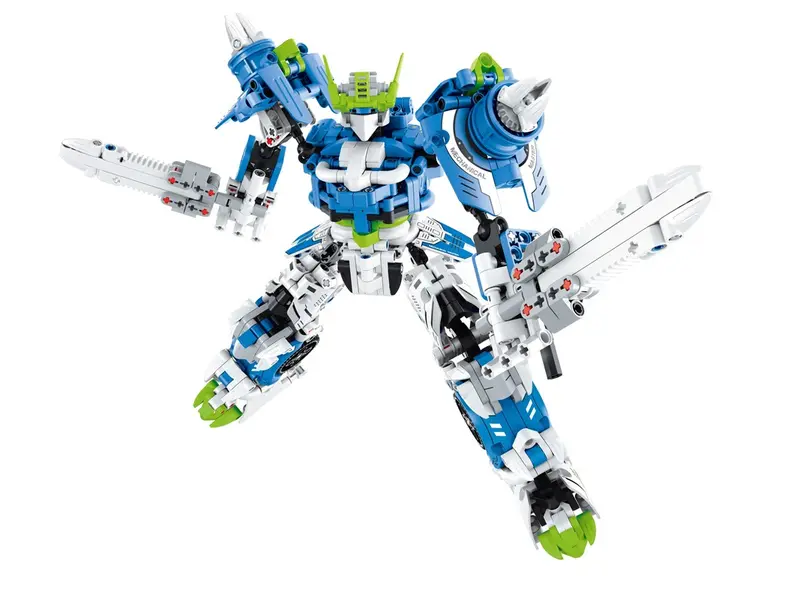 Soldado Mecánico Azul de 941 Piezas - IMMaster