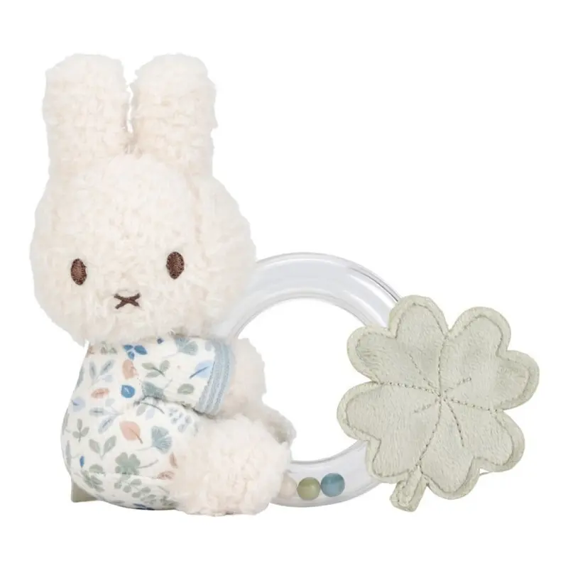 Sonajero Anillo Miffy Lucky Leaves - Little Dutch