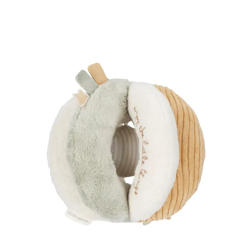 Sonajero pelota Litte Dutch montessori colección new born naturals