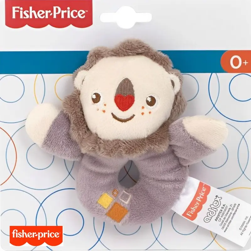 Sonajero peluche bebe leon 12 cm Fisher Price