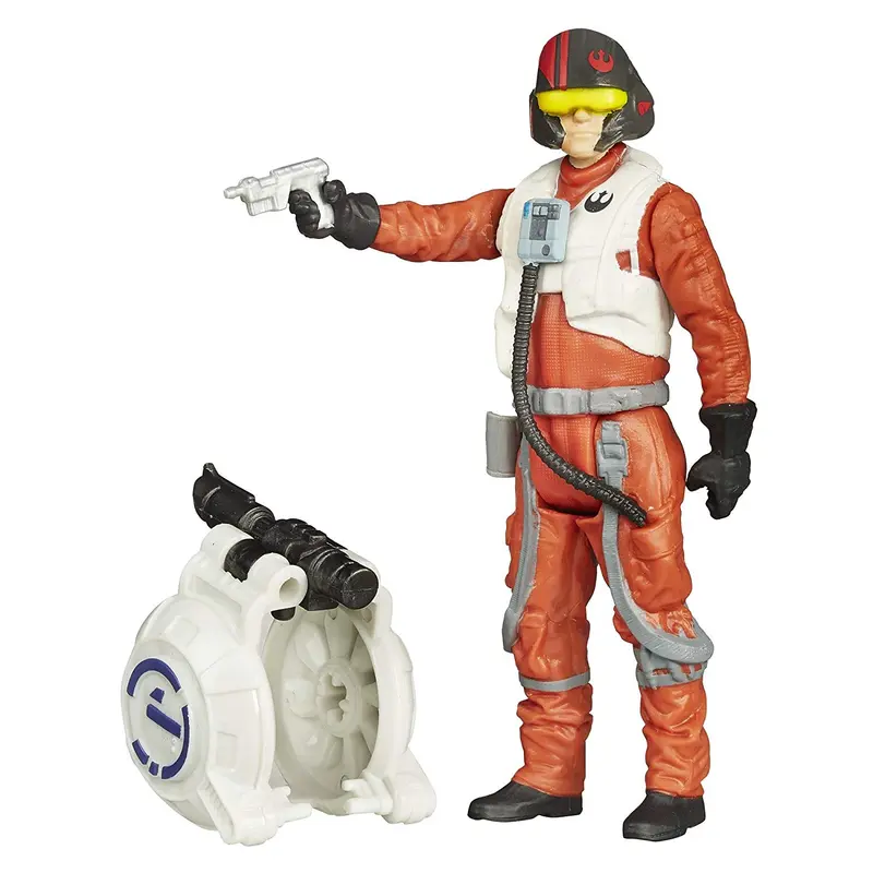 Star Wars. El Despertar de la Fuerza. Figura PoE Dameron 9.5cm - Hasbro B3445-B3449