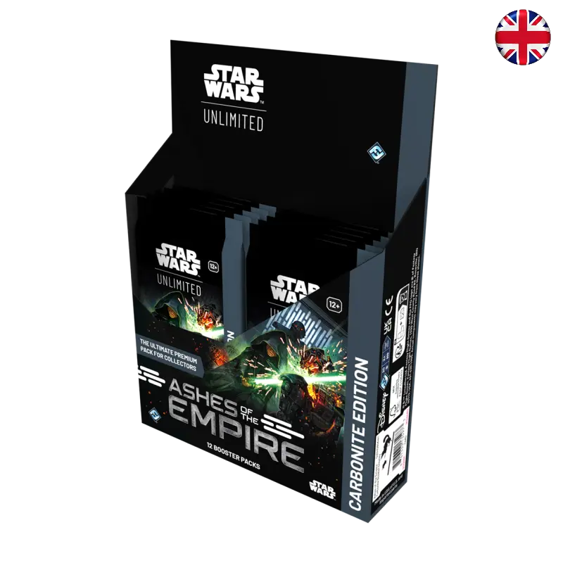 Star Wars Unlimited - Cenizas del Imperio - Caja de sobres Carbonite (Inglés)
