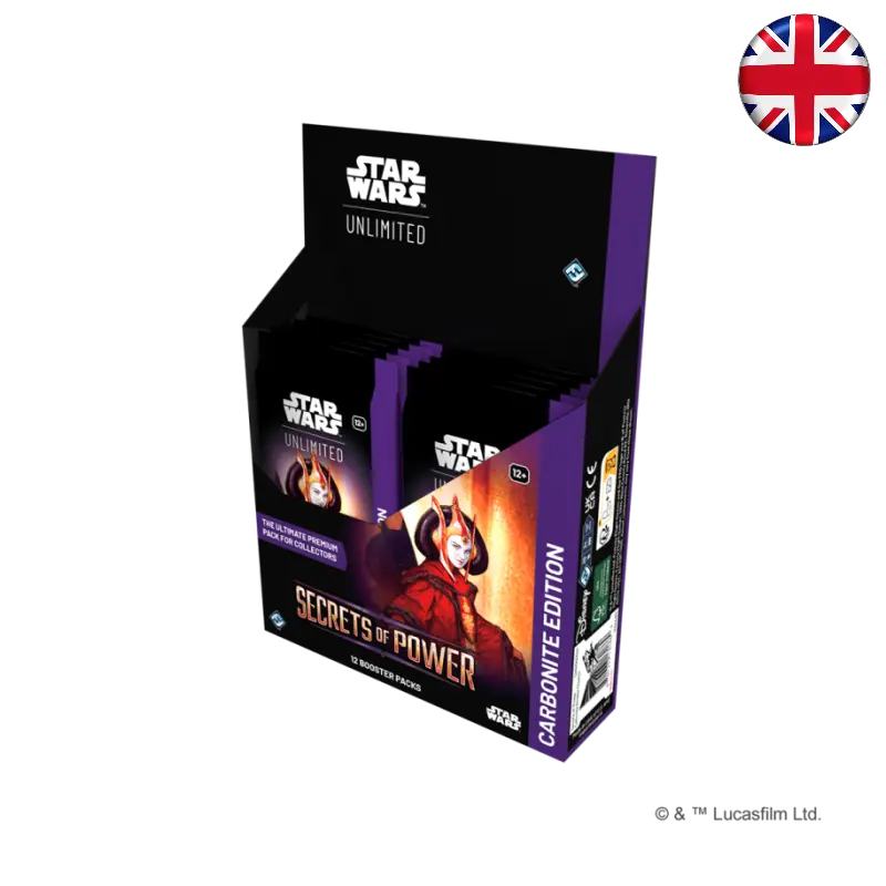 Star Wars Unlimited - Secretos del Poder - Caja de sobres Carbonite (Inglés)
