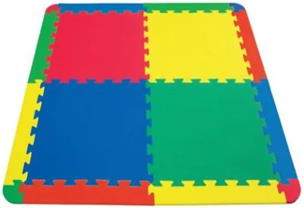 Suelo de eva amaya densidad 35 – kit puzzle 101x101 cm con acabados perimetrales