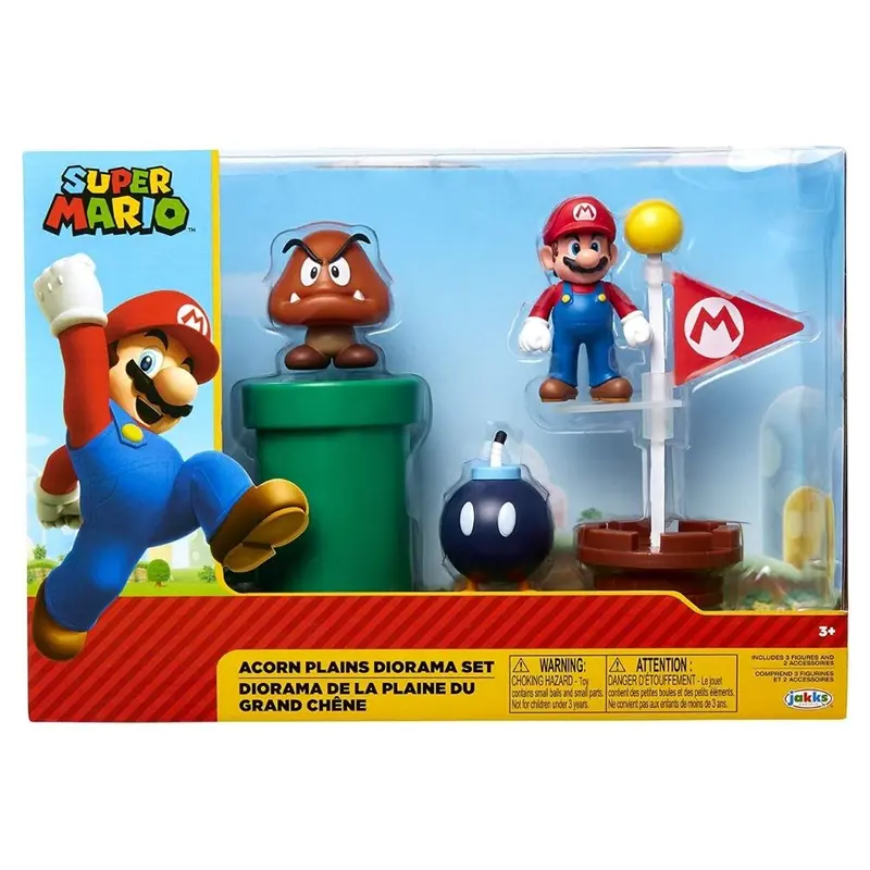 SUPER MARIO diorama con figuras