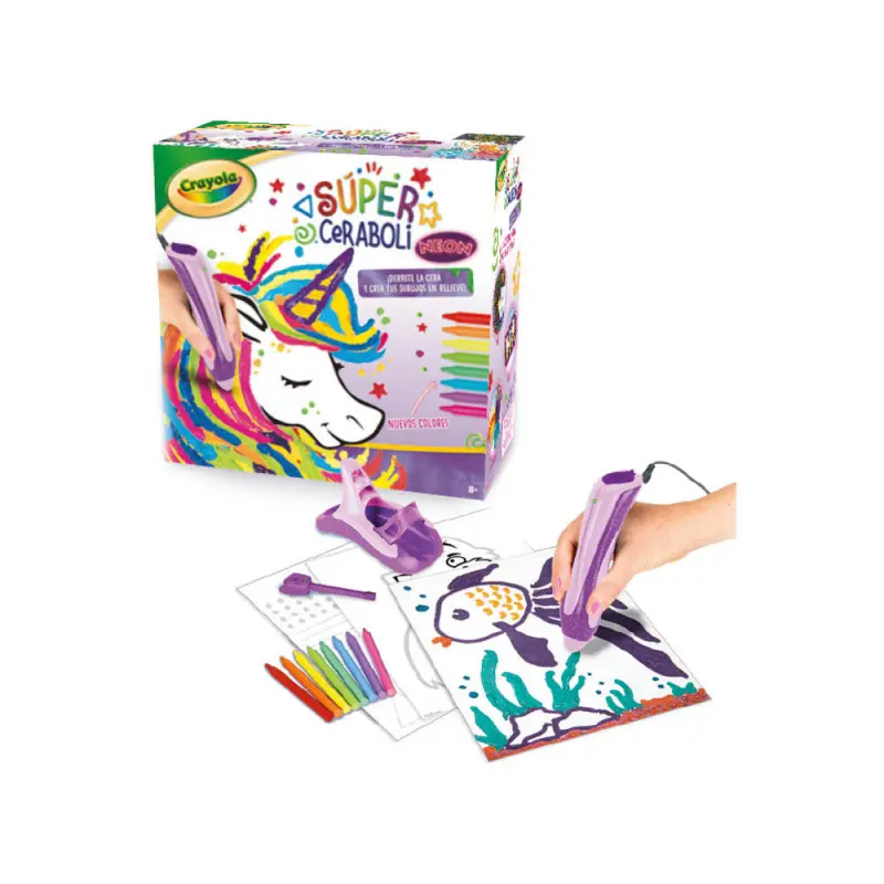 SuperCeraboli Unicornio Neon - Crayola 25-0507