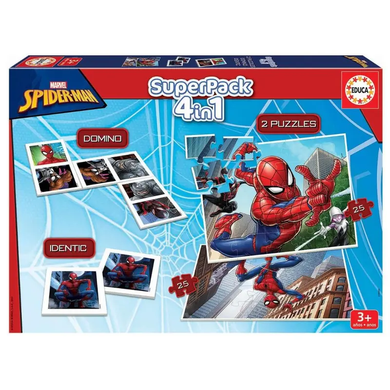 Superpack 4 en 1 Spiderman