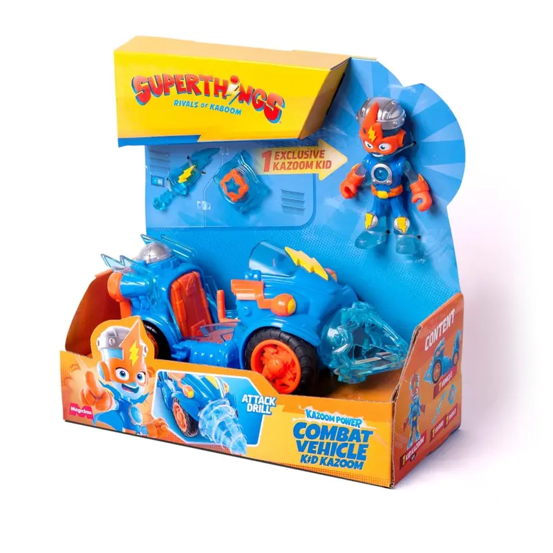 Superthings Rivals of Kaboom Kazoom Power Combat Vehicle KID kazoom - Magicbox PSTSP116IN21