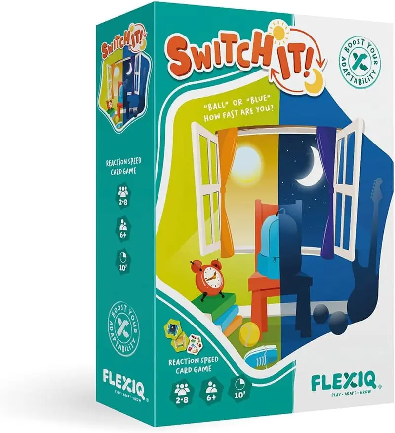 Switch It! Juego de Cartas de Observación y Reflejos - Flexiq