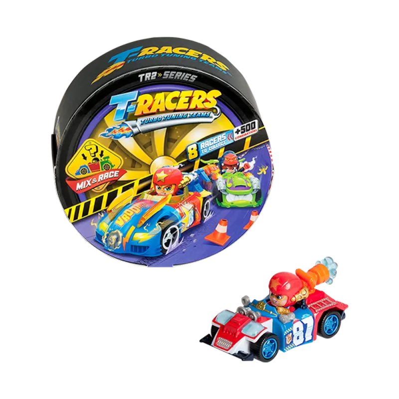 T-Racers Turbo Wheel Serie 2 Rueda con Coche Sorpresa - Magicbox PTR2D208IN00