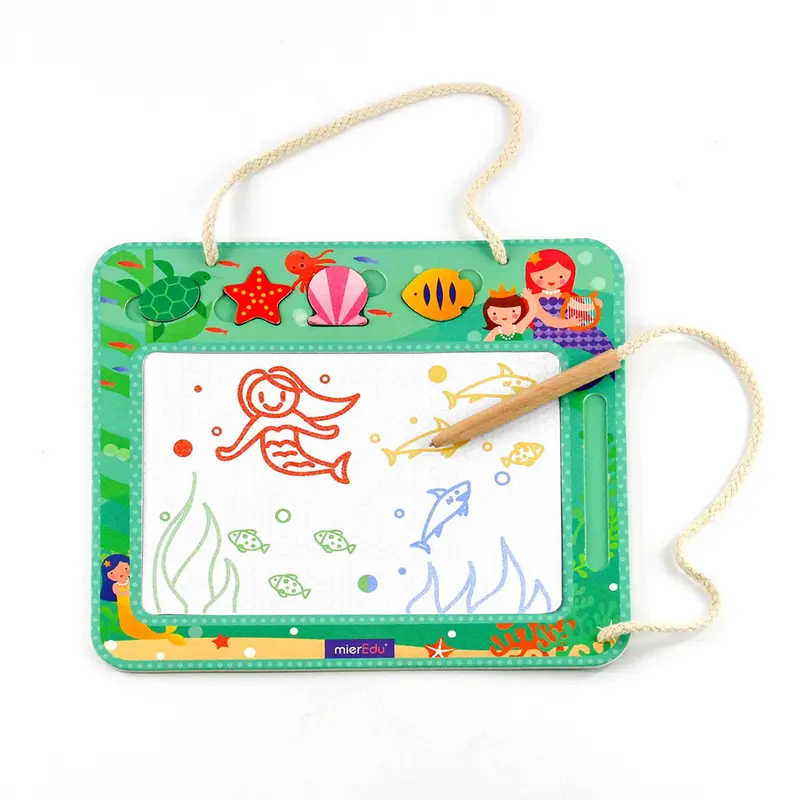 Tablero de Dibujo Magnético Mieredu ME224 | 4 Colores y Sellos