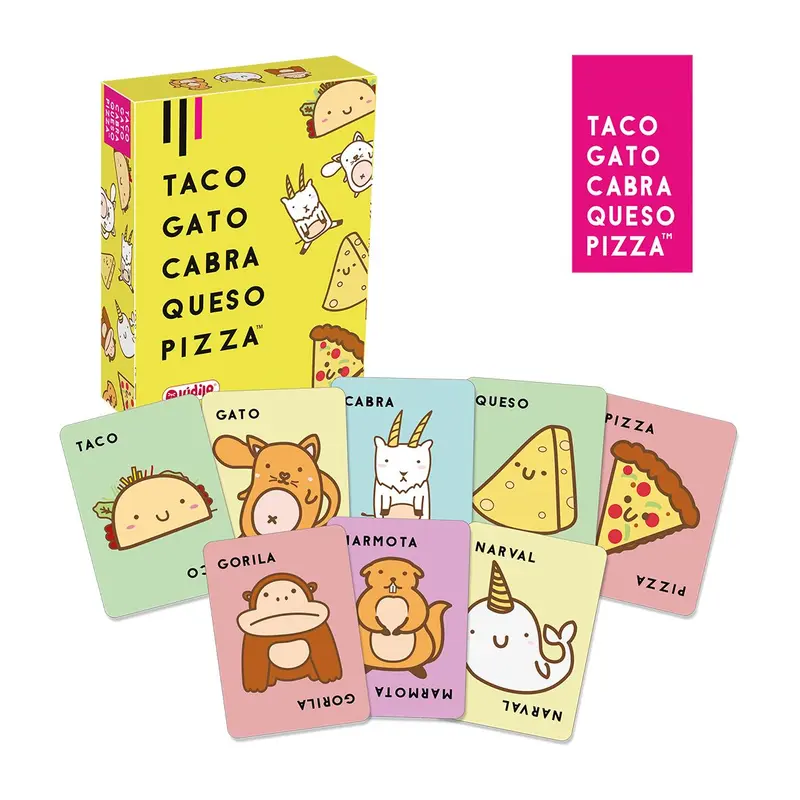 Taco, Gato, Cabra, Queso, Pizza - Juego de percepción visual
