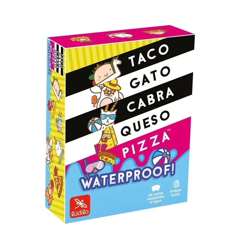 Taco, Gato, Cabra, Queso, Pizza (Waterproof)