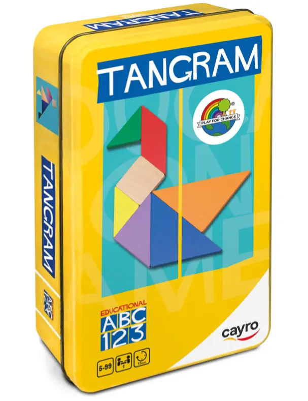 Tangram de Madera en Caja de Metal - Cayro