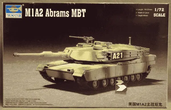TANQUE M1A2 ABRAMS MBT TRUMPETER