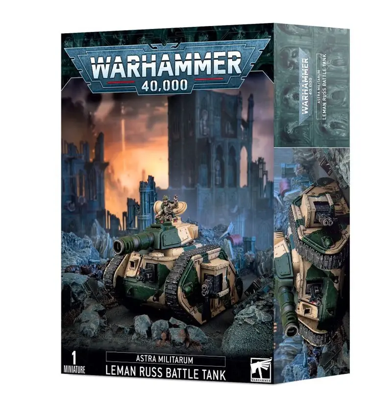 Tanque Miniatura Warhammer - Leman Russ Battle Tank - Warhammer 47-06