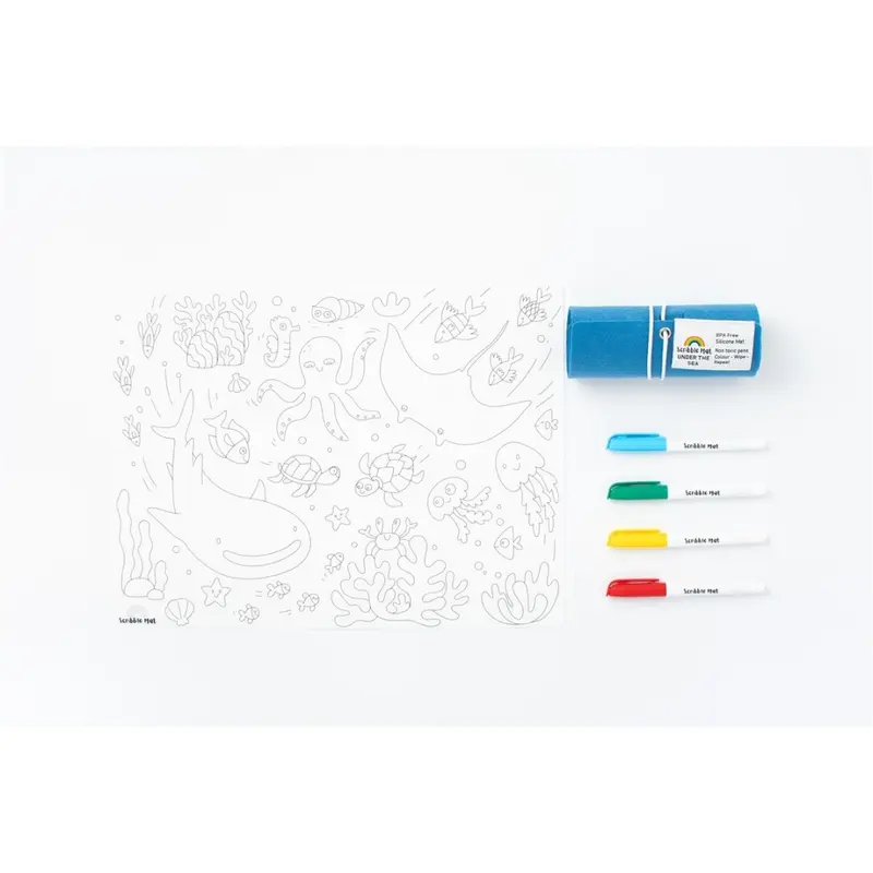 Tapete reutilizable para colorear