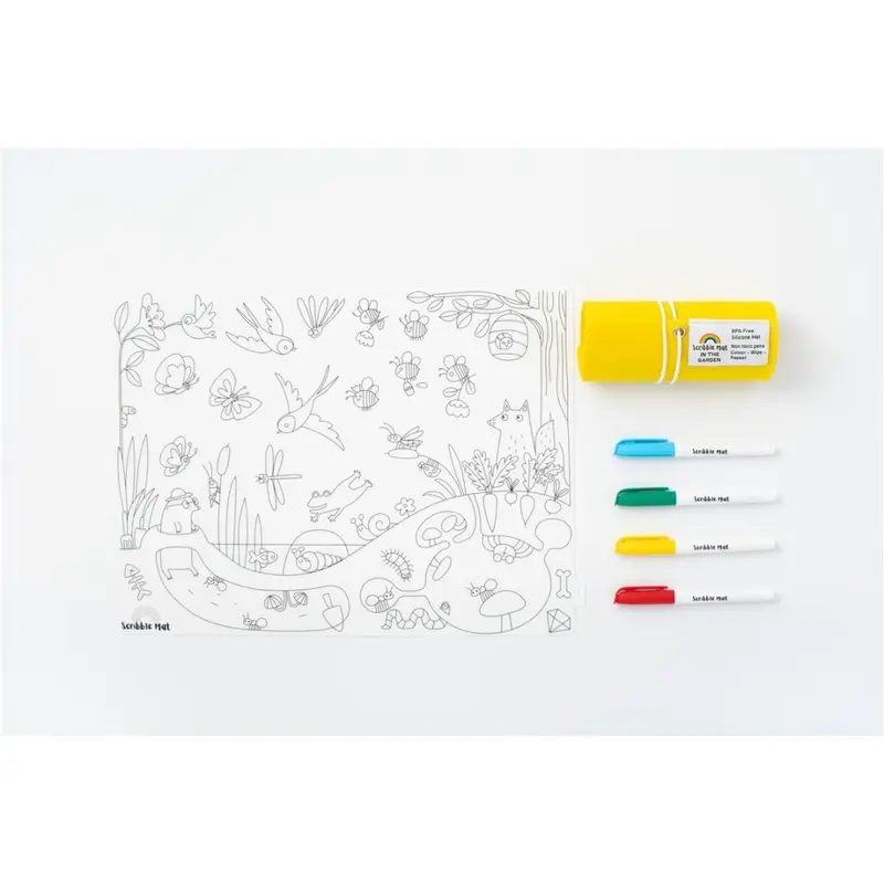 Tapete reutilizable para colorear