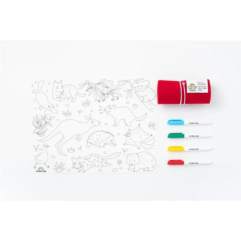 Tapete reutilizable para colorear