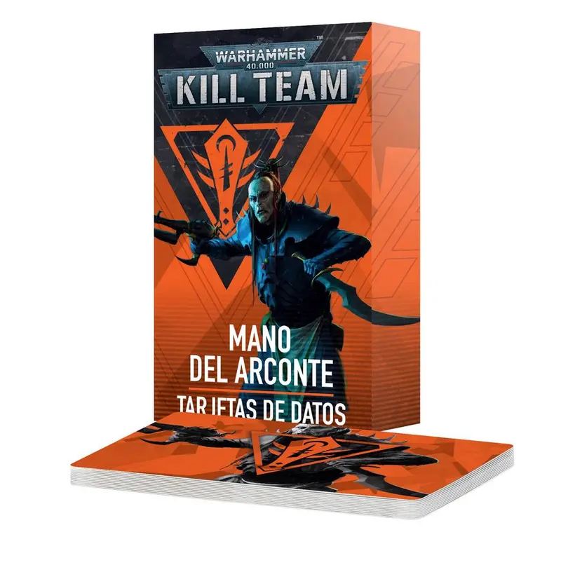 Tarjetas de Datos Drukhari Kill Team, Mano del Arconte, Warhammer 40.000