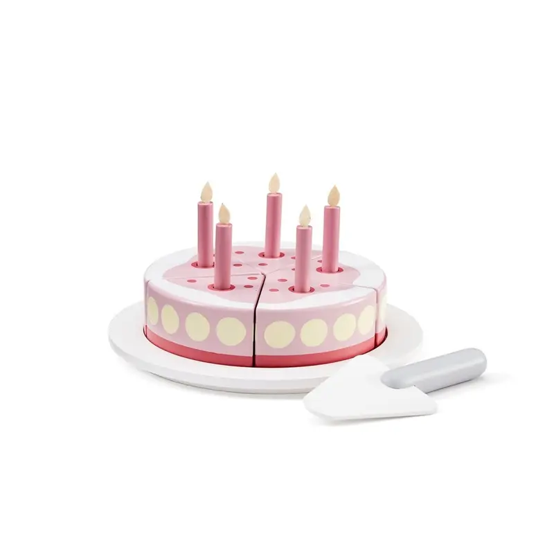 Tarta de cumpleaños rosa