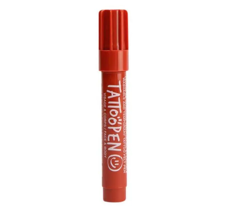 Tattoopen Rotulador para dibujar en la piel Marrón