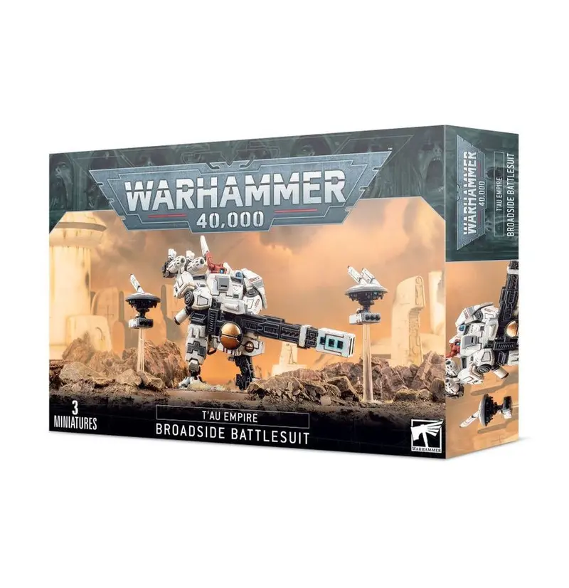 T'au Empire Broadside Battlesuit Exoarmadura XV88 Warhammer 40K | 91 Componentes