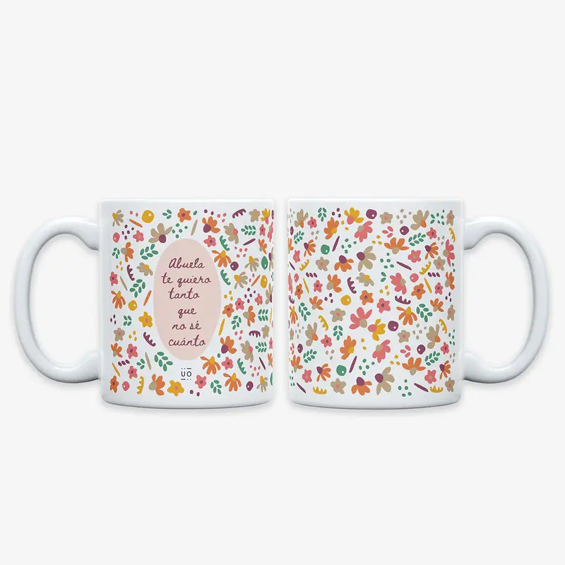 Taza "Abuela, te quiero tanto que no sé cuánto" - UO
