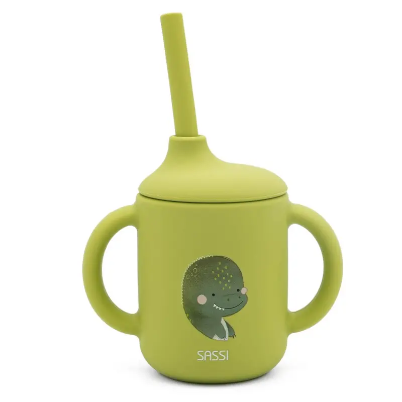 Taza de silicona - Cracky el Dinosaurio