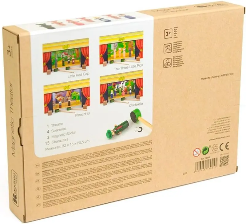 Teatro Magnético para niños - Andreu Toys 16005