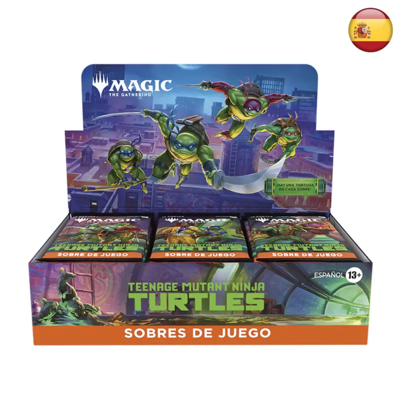 Teenage Mutant Ninja Turtles - Caja de sobres de juego (Español)