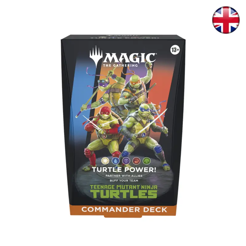 Teenage Mutant Ninja Turtles - Mazo de Commander "Turtle Power!" (Inglés)