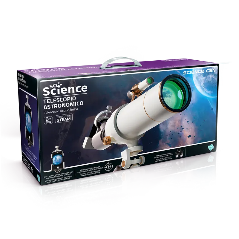 Telescopio Astronómico - So Science - COS002