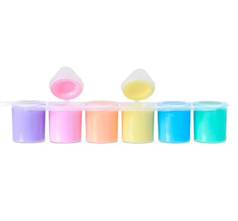 Tempera para pintar 6 colores PASTEL