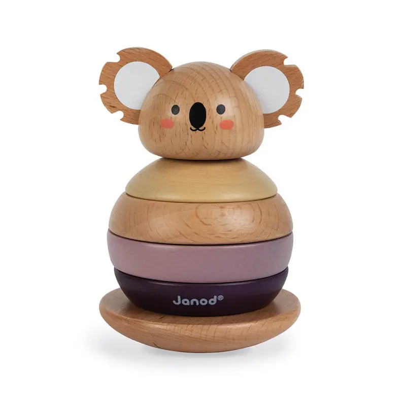 Tentetieso apilable balanceable de madera koala - Janod J08601