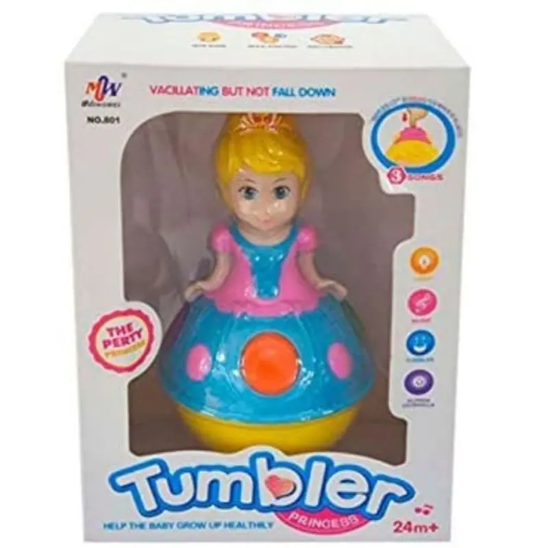 Tentetieso bebe juguete con luz y sonido princesa musical